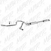 MBRP 2015 Ford F-150 5.0L 3in Cat Back Dual Split Side Exit AL Exhaust System