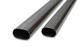 Vibrant Oval Straight Tubing | 4 in Nominal Oval, T304 Stainless, 16 ga, 5 ft | 13184
