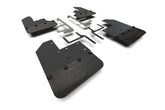 Rally Armor 19-25 Jeep JT Gladiator (Mojave/Rubicon) Black Mud Flap w/Metallic Black Logo