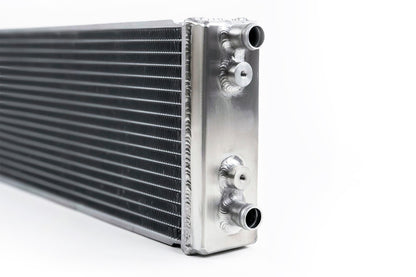 CSF Universal Dual-Pass Cross-Flow Heat Exchanger | 3/4in Slip-On, 2-Row 42mm | 8030