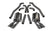 Corsa 2012-2015 Chevrolet Camaro Coupe ZL1 6.2L V8 Polished Sport Cat-Back + XO Exhaust