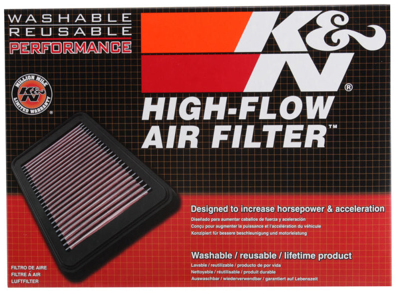 K&N Custom Oval Air Filter 7.75in OW X 14.625in OL x 2in H