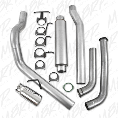 MBRP 2003-2007 Ford F-250/350 6.0L EC/CC Turbo Back Single Side (Stock Cat) | S6206AL