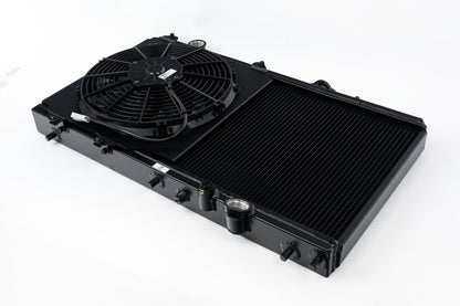 CSF K-Swap All-Aluminum Radiator — 1992-2000 Civic & 1994-2001 Integra | 2-Row 42mm, Black | 2850KB