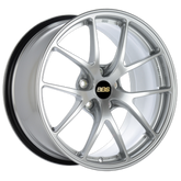 BBS RI-A 19x12 5x130 ET61 CB71.6 Diamond Silver Wheel -82mm PFS/Clip Required