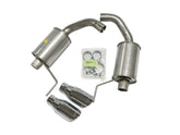 Roush 15-26 Ford Mustang 3.7L/2.3L V6/I4 Exhaust Kit w/ Round Tips