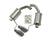 Roush 15-26 Ford Mustang 3.7L/2.3L V6/I4 Exhaust Kit w/ Round Tips