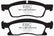 EBC 13+ Dodge Durango 5.7 Yellowstuff Front Brake Pads