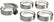 Clevite Ford 4 2.0L DOHC-2.3L DOHC 2003-2009 Duratec Engine Main Bearing Set