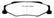 EBC 03-04 Cadillac XLR 4.6 Redstuff Rear Brake Pads