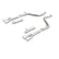 MagnaFlow Axle-Back, SS, 2.5in, Quad Split Rear 3.5in Tip 2015 Dodge Challenger 3.6L V6