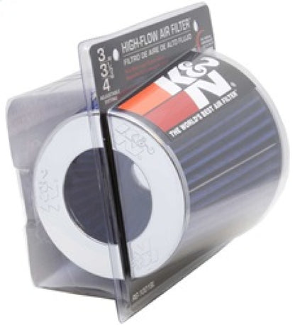 K&N Universal Air Filter | Round Tapered, 4in Flange, 5.5in Tall | RG-1001BL