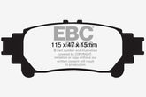 EBC 13+ Lexus GS350 3.5 RWD Ultimax2 Rear Brake Pads
