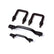 Rugged Ridge Windshield Tie Down Kit Black 55-95 Jeep CJ / Jeep Wrangler