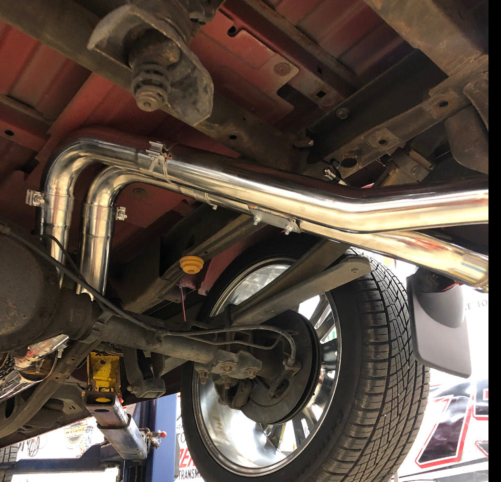 Speed Engineering Silverado & Sierra True Dual Exhaust System 1999-2006 (CREW & EXTRA CAB) "REAR EXIT" 25-1006-5 ETA 12/30/24