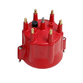 Chevy MSD 6 Cylinder Hei Distributor Cap W/Retainer These Caps Are Injection Molded From Dupont Rynite Material And Feature Spark Plug-Style Terminals MSD Ignition