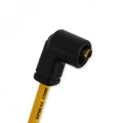 Spark Plug Wire Set- 8.8Mm-Spiral Suppression- Universal Vari-Angle Boots-Yellow 8033, Spark Plug Wires, 8.8Mm, Spiral Core, Yellow, Set ACCEL