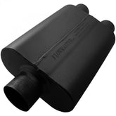 40 Series Chambered Muffler 40 Series Stainless Steel 3.00 Center In 2.50 Dual Out Aggressive Sound Flowmaster
