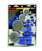 Flex-Braid Hose Sleeve Kit Blue Mr Gasket