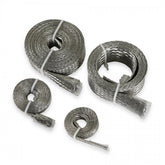 Flex-Braid Hose Sleeve Kit Silver Mr Gasket
