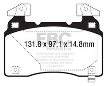 Load image into Gallery viewer, EBC 14+ Cadillac CTS Vsport 3.6 Twin Turbo Redstuff Front Brake Pads