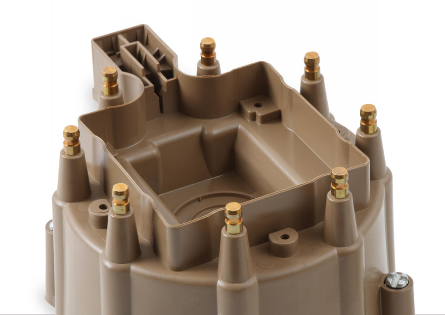 Distributor Cap & Rotor Kit Hei Style Tan 1972-1986 Various GM Clamp Down Cap ACCEL