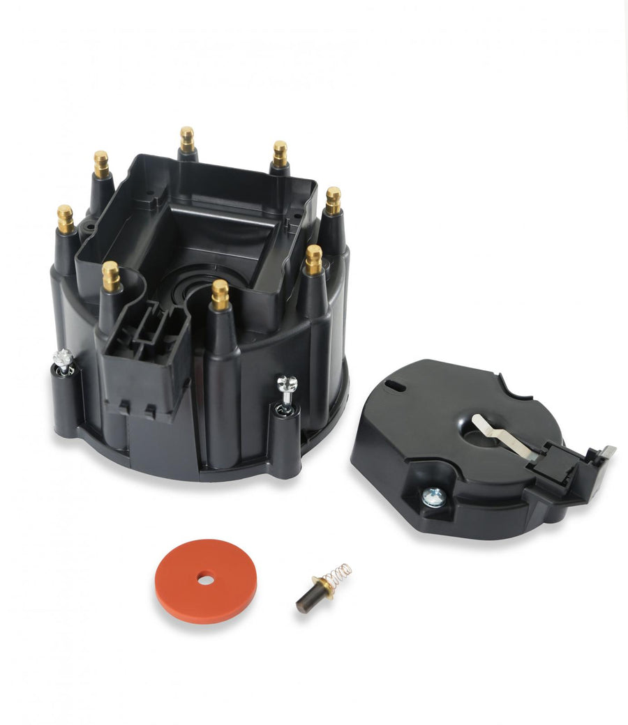 8123, Cap And Rotor Kit, Black, Hei Style, Kit ACCEL