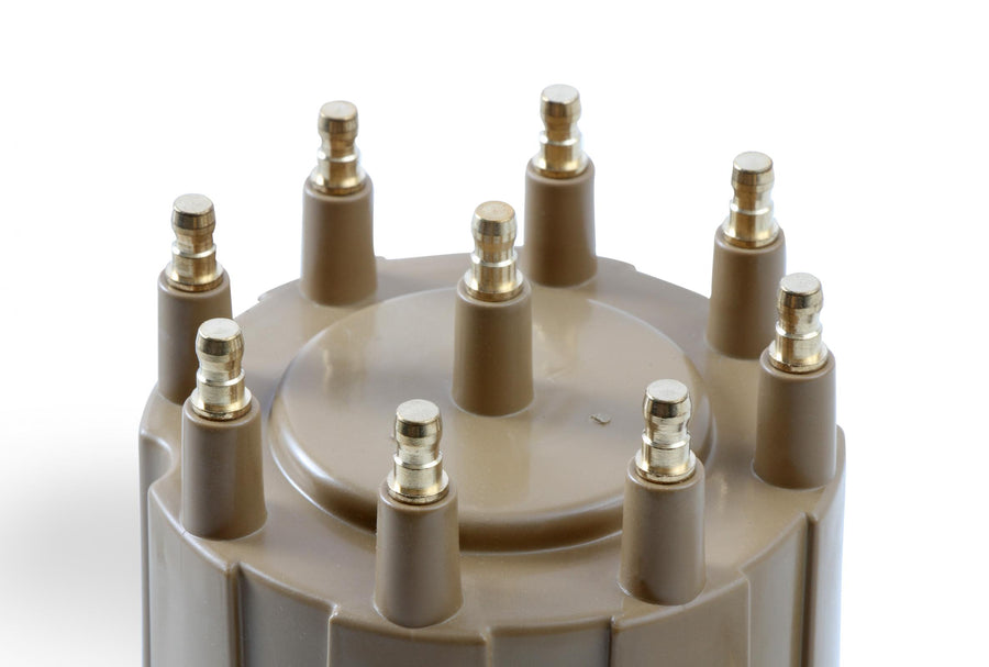 Distributor Cap & Rotor Kit Hei Style Tan 1987-1993 Various GM Screw Down Cap ACCEL