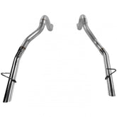 Pre-Bent Tailpipes Fits 1986-1993 Ford Mustang Lx 5.0L & 1986 Mustang Gt 5.0L Flowmaster
