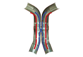 Scavenger Series Universal X-Pipe Kit Scavenger Crossover Pipe Kit 3.00 Inch Universal 5-Piece Kit 409SS Flowmaster