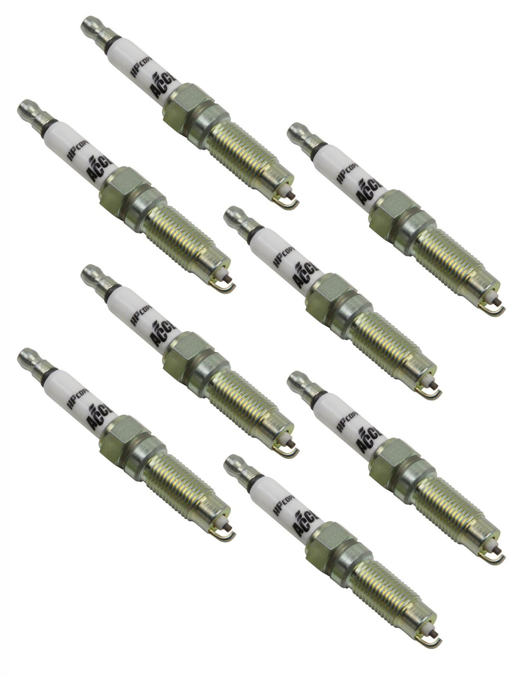 Hp Copper Spark Plug Ford 2008-2014 3-Valve 4.6L & 5.4L Eng 1 Step Colder Than Stock 8 Pack Of Pn 354C1 ACCEL