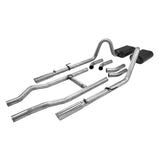 American Thunder Crossmember-Back Exhaust System 1955-1957 Chevrolet Cars With V8 Engine Aggressive To Moderate Sound Flowmaster