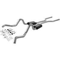 American Thunder Crossmember-Back Exhaust System Fits 1964-1967 GM A-Body 3.00-Inch Stainless Steel System With V8 Engine Aggressive Sound Flowmaster