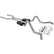 American Thunder Crossmember-Back Exhaust System Fits 1964-1967 GM A-Body 3.00-Inch Stainless Steel System With V8 Engine Aggressive Sound Flowmaster