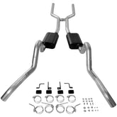 American Thunder Crossmember-Back Exhaust System Fits 1964-1967 GM A-Body 3.00-Inch Stainless Steel System With V8 Engine Aggressive Sound Flowmaster