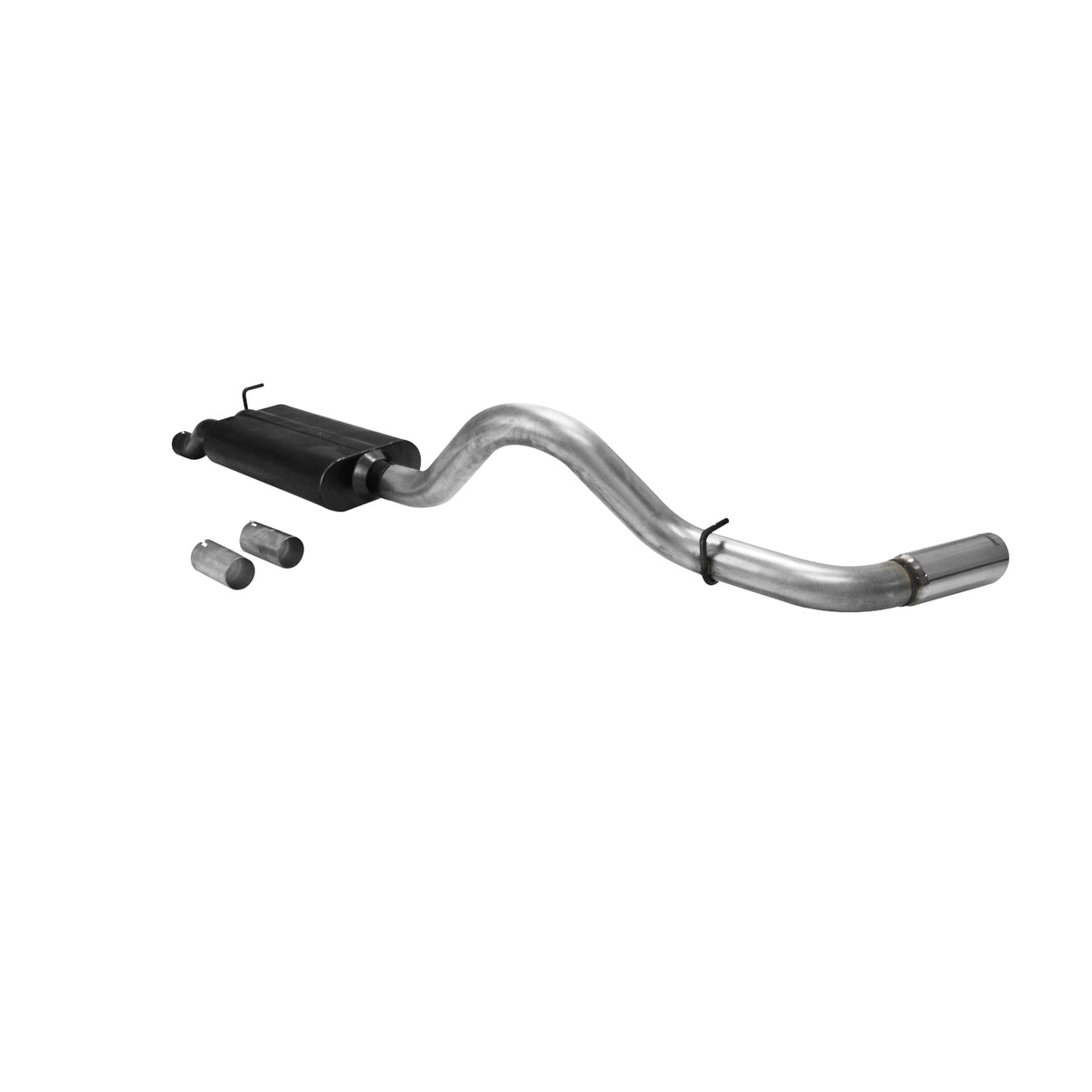 American Thunder Cat-Back Exhaust System 2001-2006 (2007 Classic) Silverado/Sierra 2500Hd/3500Hd With 6.0L Or 8.1L Engine With Dual Inlet Muffler. Stainless Steel Aggressive Sound Flowmaster