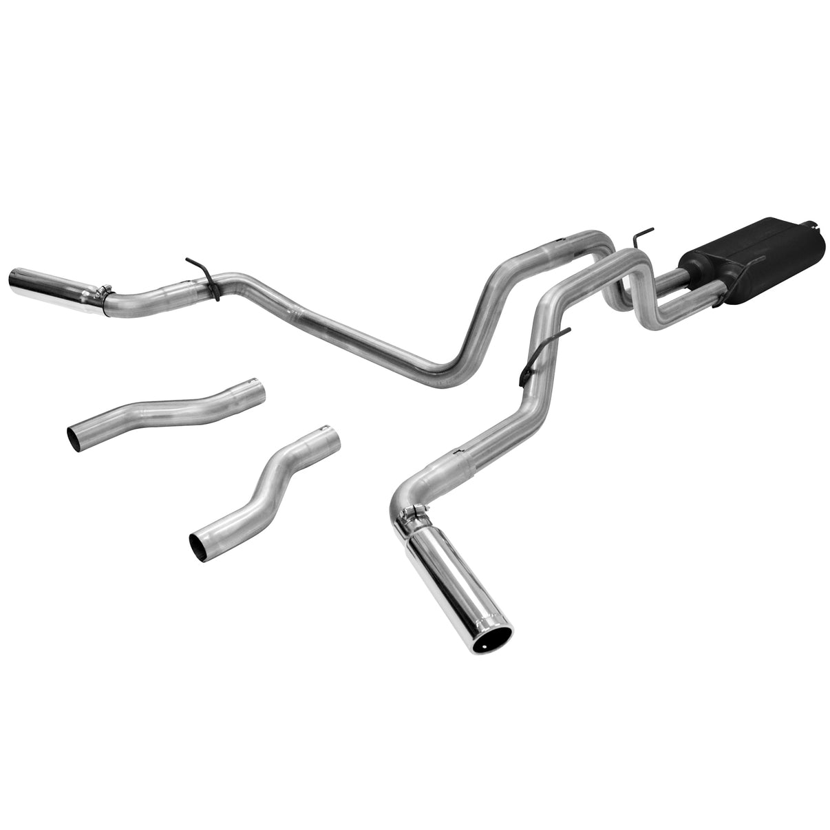 American Thunder Cat-Back Exhaust System 2004-2005 Dodge Ram 1500 With 5.7L Hemi Engine Aggressive To Moderate Sound Flowmaster