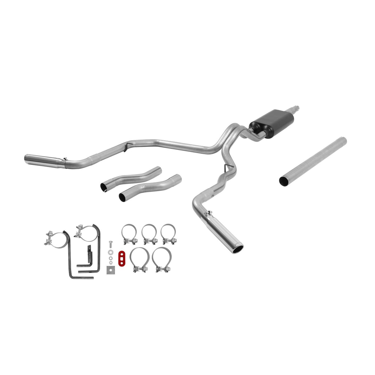 American Thunder Cat-Back Exhaust System 1987-1996 Ford F-150 With A V6 Or V8 Engine Aggressive To Moderate Sound Flowmaster