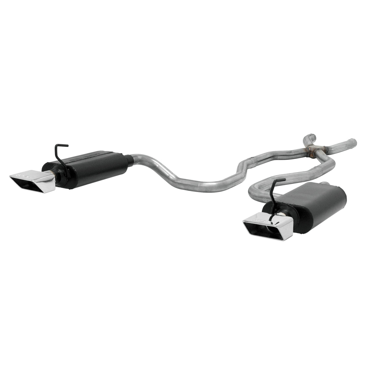 Force Ii Crossmember-Back Exhaust System Fits 1970-1973 Corvette Stingray With 350 Small Block Engine Moderate Sound Flowmaster