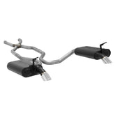 Force Ii Crossmember-Back Exhaust System 1974-1979 Chevrolet Corvette 350Ci Engine (Intended For Off Road Use Only On 1975-1979 Vehicles) Moderate To Mild Sound Flowmaster