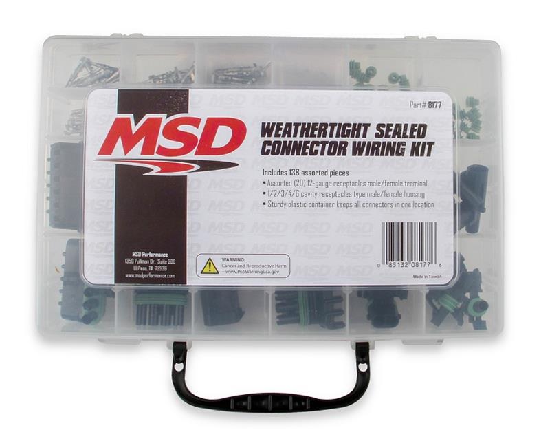 MSD Weathertight Sealed Connector Kit MSD Ignition