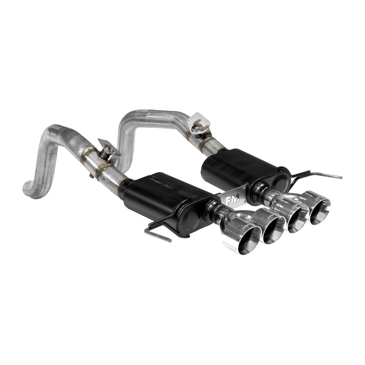 Outlaw Axle-Back Exhaust System 2014-2019 Corvette C7 Stingray Coupes/Convertibles With 6.2L Engine Aggressive To Moderate Sound Flowmaster