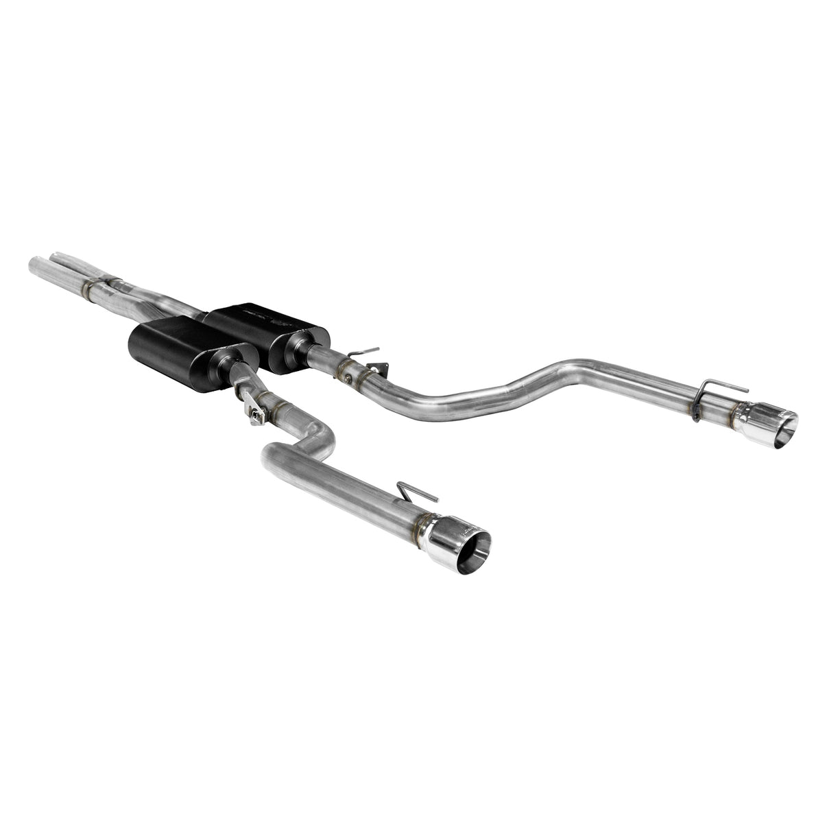 American Thunder Cat-Back Exhaust System 2015-2023 Dodge Charger Srt 392, R/T Scat Pack Models With 6.4L Engine, And Hellcat With 6.2L Engine Retains Factory Mds Valve Function Aggressive To Moderate Sound Flowmaster