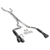 Outlaw Cat-Back Exhaust System Fits 2018-2023 Mustang Gt 5.0L Coupes & Convertibles Without Factory Active Performance Exhaust Valves. 3.00-Inch With Carbon Fiber Tips Aggressive Sound Flowmaster