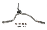 American Thunder Cat-Back Exhaust System Fits 2020-2025 Jeep Gladiator Trucks With 3.6L Engine, 409 Stainless Steel, Dual Exit With Polished Tips Aggressive Sound Flowmaster
