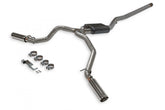 American Thunder Cat-Back Exhaust System Fits 2020-2025 Jeep Gladiator Trucks With 3.6L Engine, 409 Stainless Steel, Dual Exit With Polished Tips Aggressive Sound Flowmaster