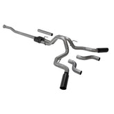 Outlaw Cat-Back Exhaust System Fits 2021-2025 Ford F-150 2.7L, 3.5L, 5.0L, 3.0 Inch Outlaw Dual Exit Stainless Steel Cat-Back Exhaust System Flowmaster