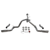 Outlaw Cat-Back Exhaust System Fits 2020-2026 Silverado/Sierra 2500Hd/3500Hd 6.6L Gas V8, Outlaw Series, 3.50 Inch To Dual 3.00 Inch Cat-Back, Dual Rear Exit, Stainless Steel Exhaust System Flowmaster