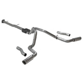 Outlaw Cat-Back Exhaust System Fits 2020-2026 Silverado/Sierra 2500Hd/3500Hd 6.6L Gas V8, Outlaw Series, 3.50 Inch To Dual 3.00 Inch Cat-Back, Dual Rear Exit, Stainless Steel Exhaust System Flowmaster
