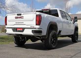 Outlaw Cat-Back Exhaust System Fits 2020-2026 Silverado/Sierra 2500Hd/3500Hd 6.6L Gas V8, Outlaw Series, 3.50 Inch To Dual 3.00 Inch Cat-Back, Dual Rear Exit, Stainless Steel Exhaust System Flowmaster